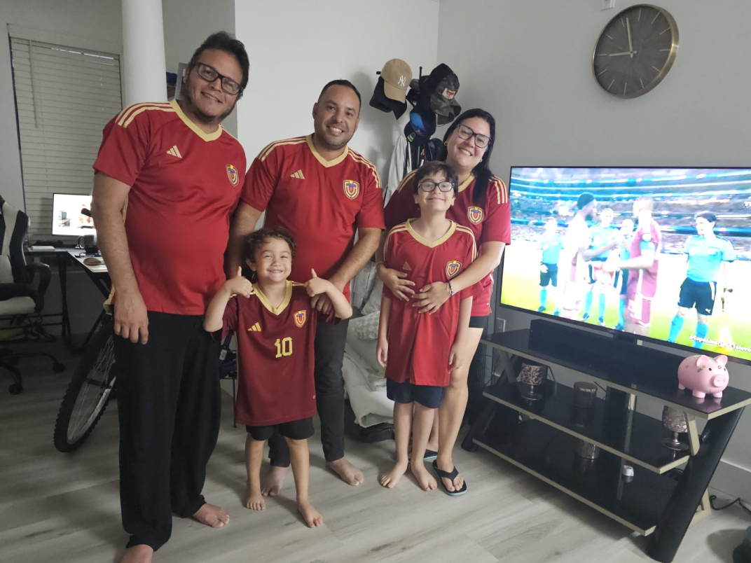 Foto de Melissa Monsalve y su familia